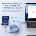 Nebite 60W USB-C to USB-C Cable 3-Pack