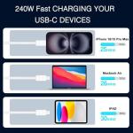 240W USB-C Fast Charge Cable, 6ft
