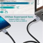 10Gbps USB-C to USB-C Fast Charging Cable