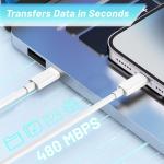 MOXYOY 6.6ft USB-C Fast Charging Cable