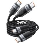 Rocoren 240W Fast Charging USB-C Cable 2-Pack