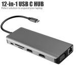 12in1 Type C Hub with 4K UHD HDMI