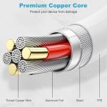 Extra Long USB C to Lightning Fast Charger Cable