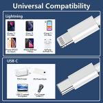 2-Pack 1M USB-C to Lightning Charger Cables