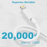 Extra Long USB C to Lightning Fast Charger Cable