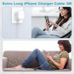 Extra Long USB C to Lightning Fast Charger Cable