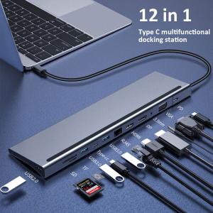 12-in-1 USB-C Docking Station for Laptops