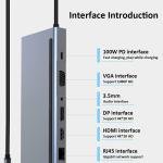 12-in-1 USB-C Docking Station for Laptops