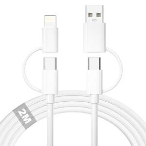 4-in-1 Fast Charging USB-C Multi Charger Cable