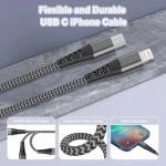 2M USB-C to Lightning Cable (2-Pack)