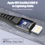 2M USB-C to Lightning Cable (2-Pack)