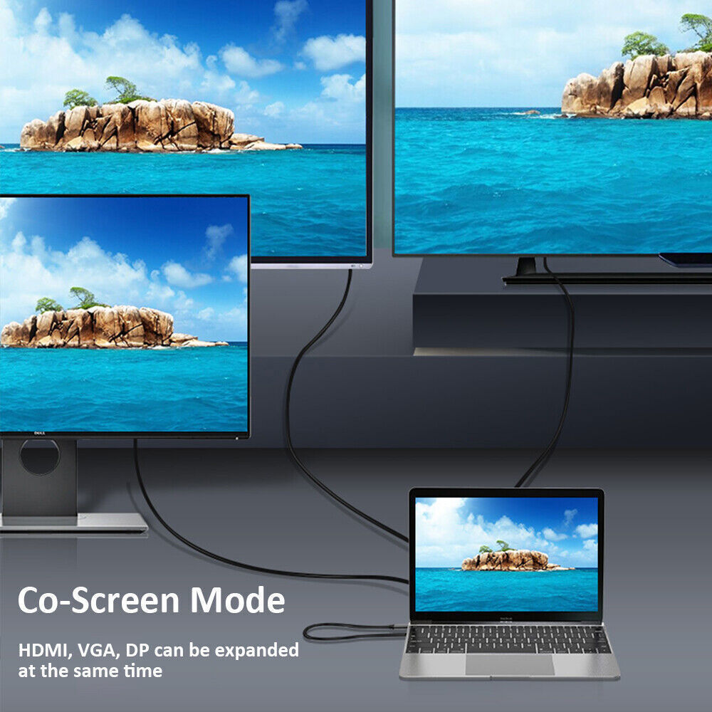 12-in-1 USB-C Docking Station for Laptops