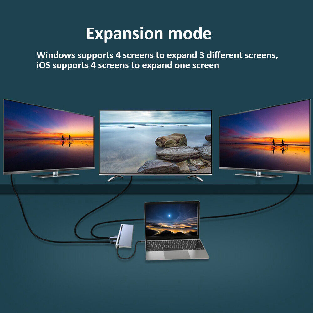 12-in-1 USB-C Docking Station for Laptops