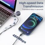 RAVIAD 0.5M USB-C to Lightning Fast Charger Cable