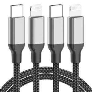 2 Pack USB-C to Lightning Charging Cable 2M