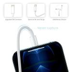 JJCALL 6FT USB-C to Lightning Cable 2-Pack