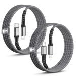 2-Pack USB-C to Lightning Cable for iPhone