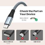 3M Nylon Braided USB-C to Micro USB Cable