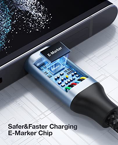 NIMASO 100W USB-C Cable 2M for MacBook & Samsung