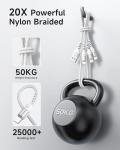 RAVIAD 3-in-1 Nylon Braided Multi Charger Cable