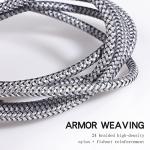 5-in-1 Fast Charging Cable, USB A/C Nylon Braided