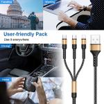 RAVIAD 3-in-1 USB-C Multi Charger Cable 1.2M