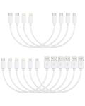 10-Pack Multi Short USB-C Charging Cables