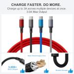 Amuvec 4-in-1 Fast Charging USB Cable