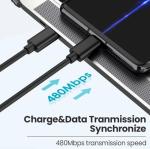 USB-C to Micro USB Cable 2M – Versatile Compatibility