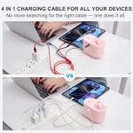 Amuvec 4-in-1 Fast Charging USB Cable