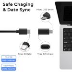 Micro USB to USB-C Adapter 2-Pack for Devices