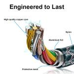 3-in-1 Nylon Braided Multi Charger Cable 1.2M