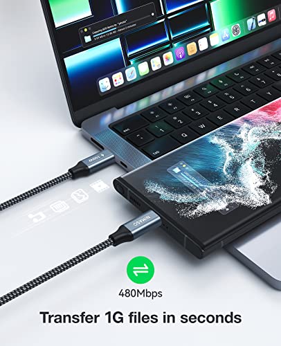NIMASO 100W USB-C Cable 2M for MacBook & Samsung