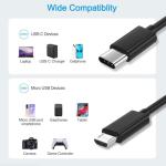 USB-C to Micro USB Cable 2M – Versatile Compatibility