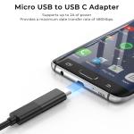 Micro USB to USB-C Adapter 2-Pack for Devices