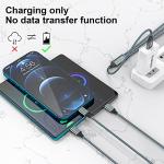 3-in-1 Nylon Braided Multi Charger Cable 1.2M