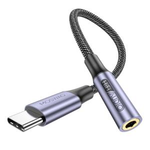 USB-C to 3.5mm Headphone Adapter for iPhone, Samsung
