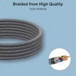 3-in-1 Nylon Braided Charger Cable 1.2M