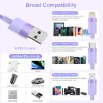 3-in-1 Fast Charging Cable with USB-C, Lightning, Micro USB