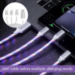Multicolor LED Charging Cable 3 in 1