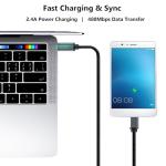 USB-C to Micro USB 3.3FT Braided Charging Cable