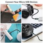 USB-C to Micro USB 3.3FT Braided Charging Cable