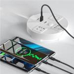 3-in-1 Nylon Braided Multi Charger Cable 2-Pack