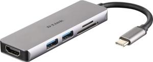 D-Link 5-in-1 USB-C Hub with HDMI & USB 3.0