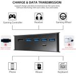 6-Port USB Hub for PS5 - High-Speed Charger