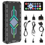 Lyai 2-in-1 RGB Fan Hub with Controller