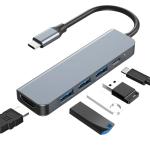 5-in-1 USB-C Hub with 4K HDMI and USB-A