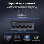 UGREEN 5-Port Gigabit Ethernet Switch Hub