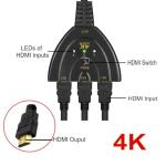 JZK 4K HDMI Switch - 3 Port Splitter