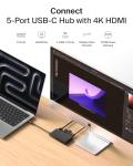 Belkin 5-Port USB-C Hub with 4K HDMI